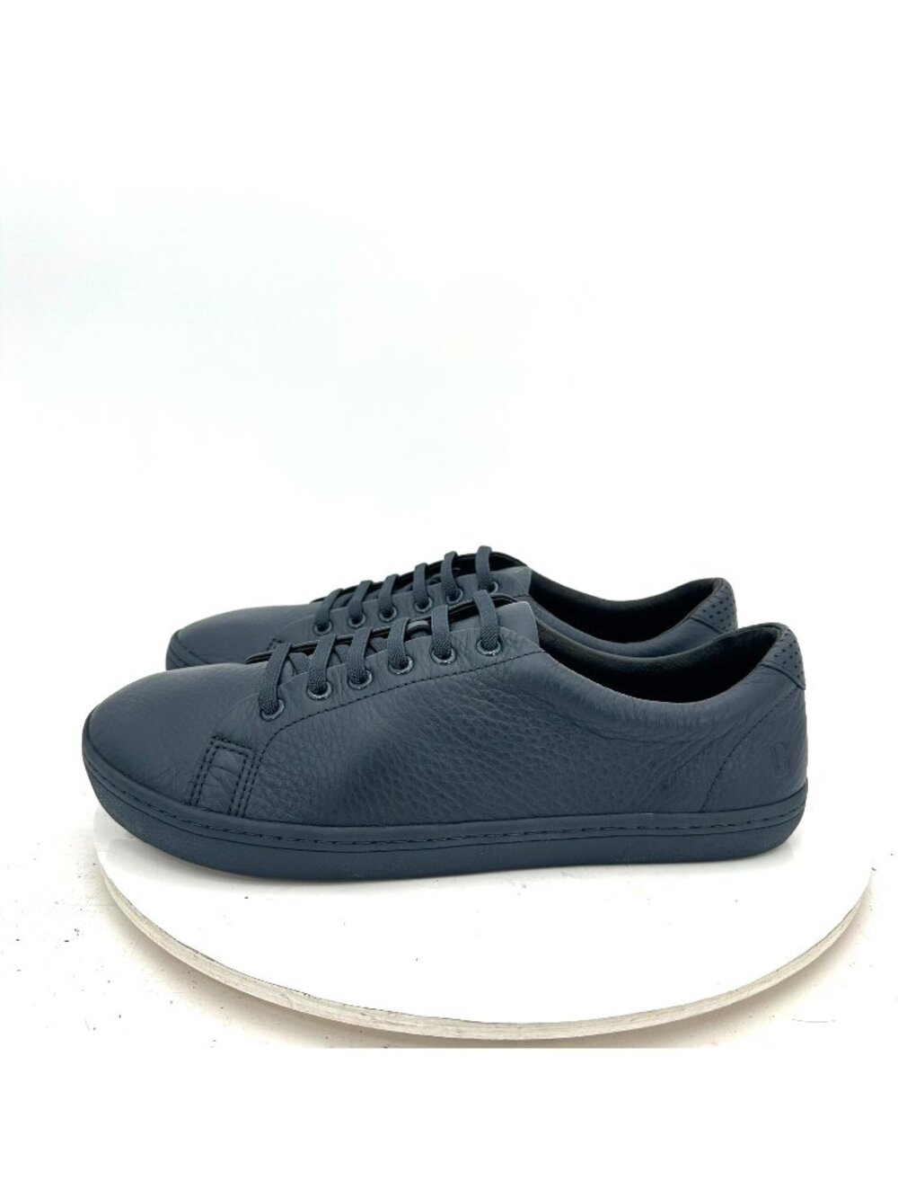 Birchbury Bramfords Men Size 10 Grey Leather Lace Up Wide Toe Minimalist Shoes